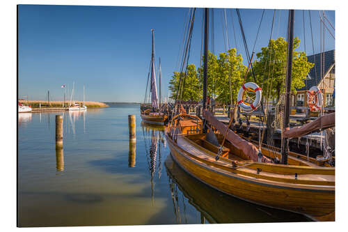 Aluminium print Historic sailing boat at the Baltic Sea (Germany)