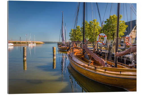 Gallery print Historic sailing boat at the Baltic Sea (Germany)