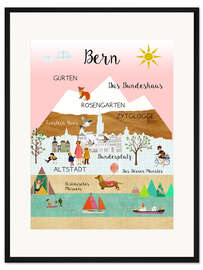 Gerahmter Kunstdruck Bern