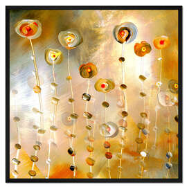 Gerahmter Kunstdruck Golden Eye