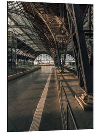 Magnettafel Leipzig Hauptbahnhof im Sonnenlicht