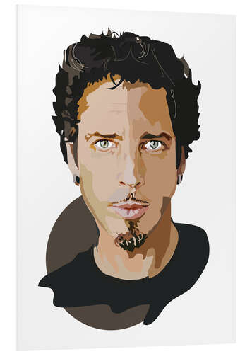 Foam board print Chris Cornell