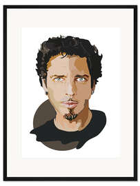 Gerahmter Kunstdruck Chris Cornell