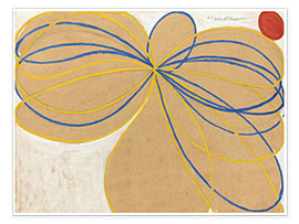 Wall print  The Seven-Pointed Star, No. 1 - Hilma af Klint