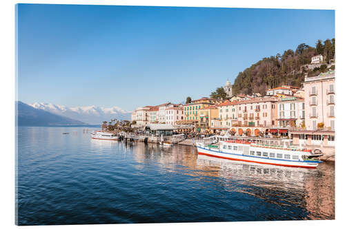 Akrylbilde Bellagio at Lake Como in springtime