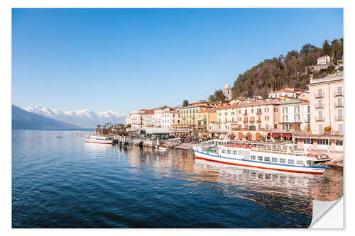 Wall sticker Bellagio at Lake Como in springtime