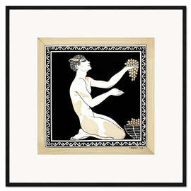 Framed art print Nijinsky as a faun in the ballet