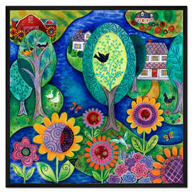 Gerahmter Kunstdruck Summer Calling - Janet Broxon