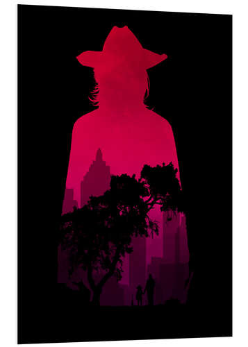 PVC print The Walking Dead - Carl Grimes - Alternative Fanart