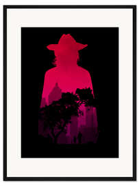Gerahmter Kunstdruck The Walking Dead - Carl Grimes