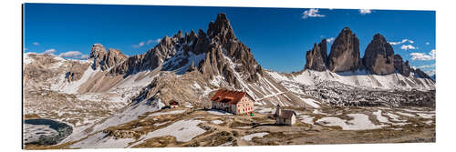 Gallery print Spring panorama Three peaks