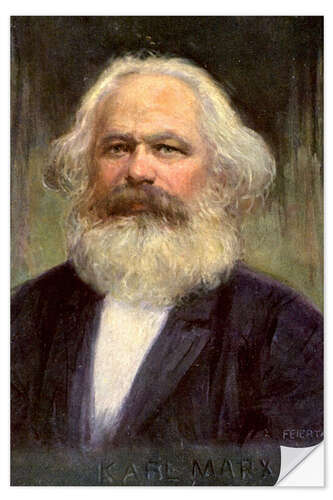 Naklejka na ścianę Karl Marx IV