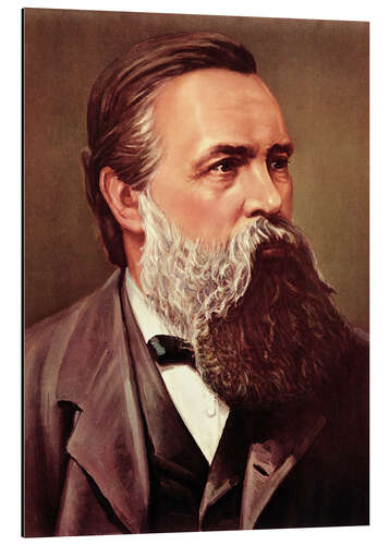 Stampa su alluminio Friedrich Engels