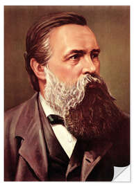 Naklejka na ścianę Friedrich Engels