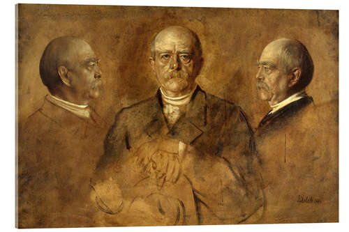 Acrylglasbild Prinz Otto von Bismarck, 1884