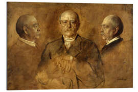 Tableau en aluminium Prince Otto von Bismarck, 1884 