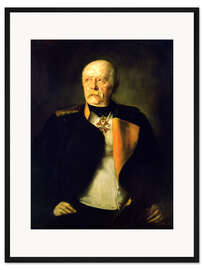 Gerahmter Kunstdruck Otto von Bismarck, c.1890