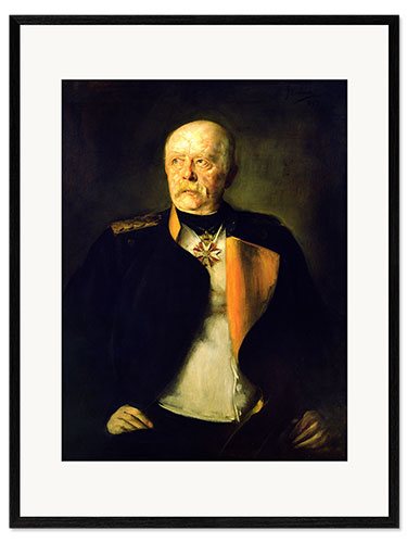 Ingelijste kunstdruk Otto von Bismarck, c.1890