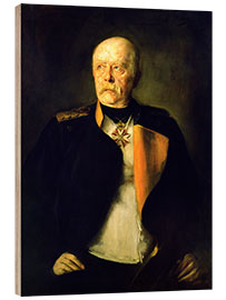 Tableau en bois Otto von Bismarck, vers 1890