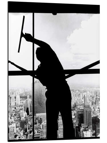 Stampa su alluminio Empire State Window Washer