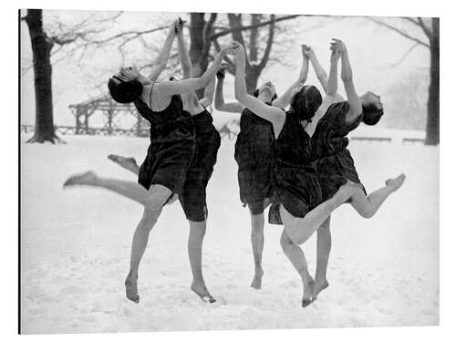 Aluminiumsbilde Barefoot Dance In The Snow