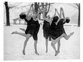 Foam board print Barefoot Dance In The Snow