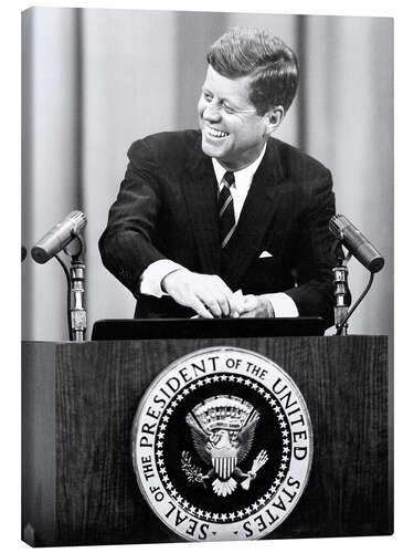 Leinwandbild John Fitzgerald Kennedy