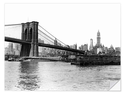 Vinilo para la pared Brooklyn Bridge