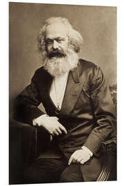 Hartschaumbild Karl Marx II