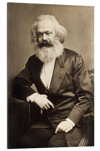 Cuadro de plexi-alu Karl Marx II