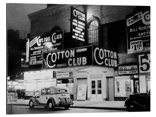 Aluminium print Cotton Club in Harlem, New York