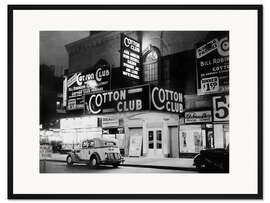 Gerahmter Kunstdruck Cotton Club in Harlem, New York