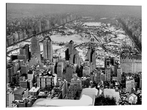 Alubild Historisches Midtown und Central Park