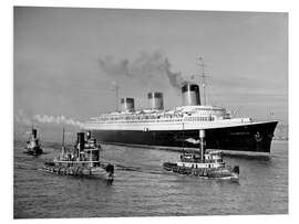 Foam board print Normandy In NYC Harbor