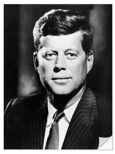 Självhäftande poster John Fitzgerald Kennedy