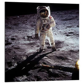 Magnettafel Erste Schritte des Menschen auf dem Mond