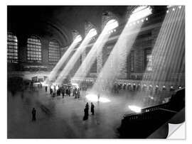 Selvklebende plakat Historical Grand Central Station