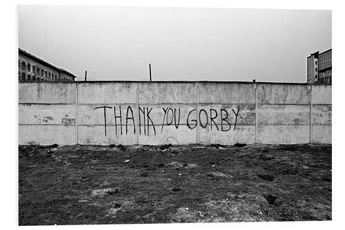 PVC-taulu graffiti on the Berlin Wall