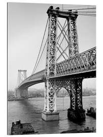 Tableau en plexi-alu Williamsburg Bridge, New York