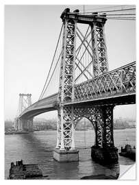 Adesivo murale Williamsburg Bridge, New York