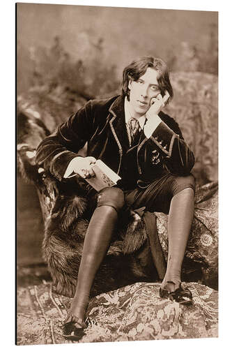 Aluminium print Oscar Wilde IV