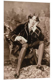 Foam board print Oscar Wilde IV