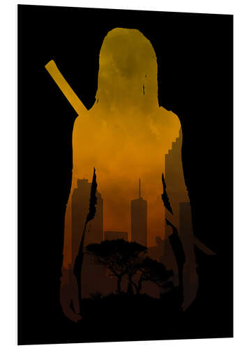 Cuadro de PVC The Walking Dead - Michonne - Alternative fanart