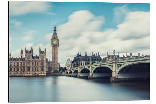 Gallery print LONDON, Big Ben and Westminster Bridge