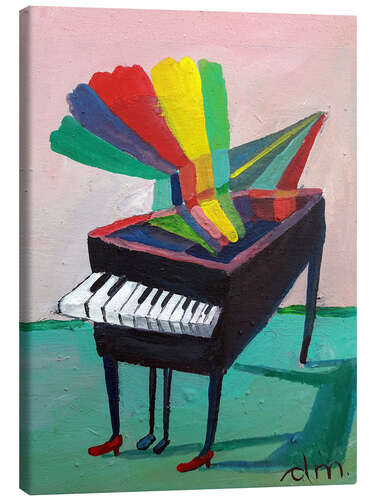 Canvas print Piano music 3