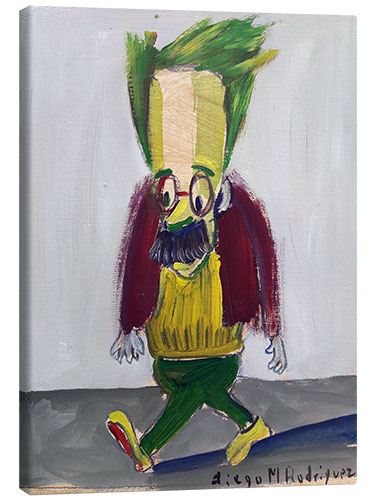 Canvas print The Professor of Mathematics