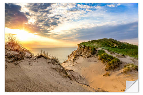 Sisustustarra Sunset in the dunes at Lonstrup