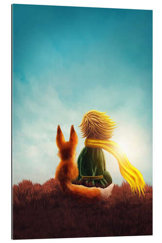 Gallery print The Little Prince and Fox