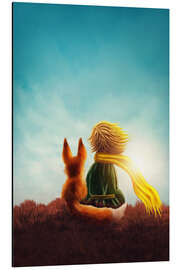 Magnettafel Kleiner Prinz und Fuchs