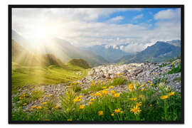 Gerahmter Kunstdruck  Vorarlberg 